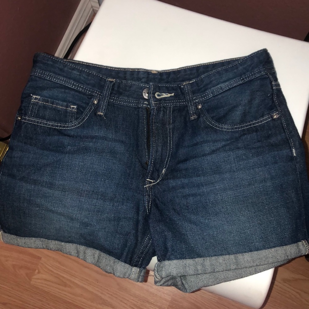 Denim shorts